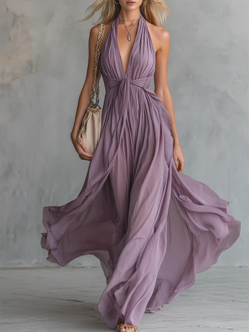 Elegant Maxi Dress in premium, Designer Aesthetic