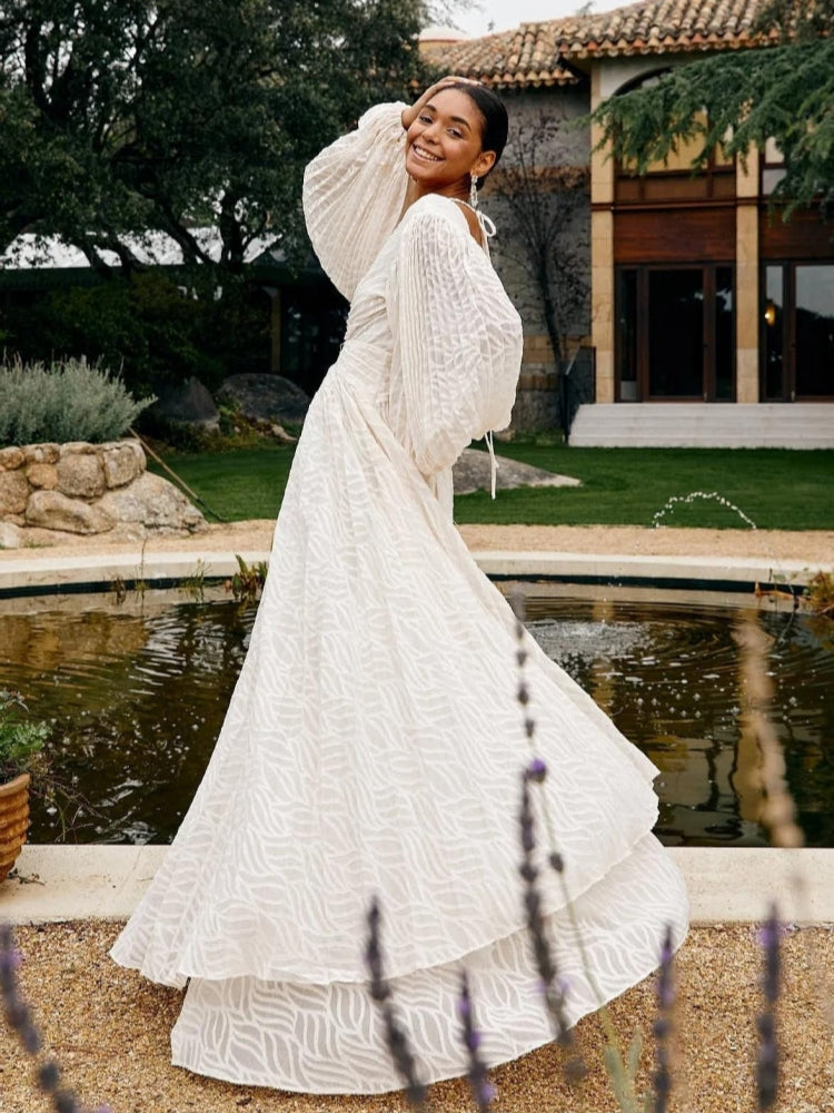 Allegory Elsa Cream Maxi Dress