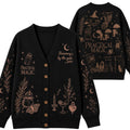 Chaotic Club Ghostly Spider Web Halloween Cardigan