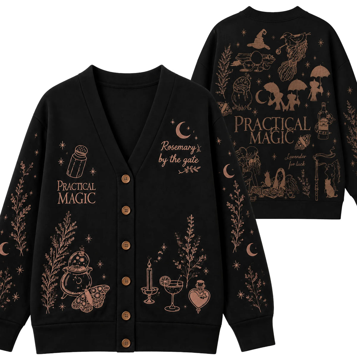 Chaotic Club Ghostly Spider Web Halloween Cardigan