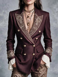 Bohemian-style Paisley Blazer