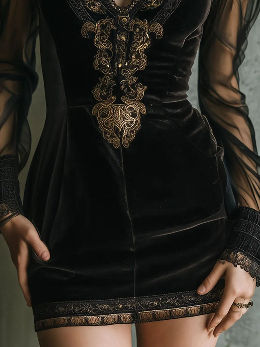Mini Dress That Flatters – Vintage & velvet