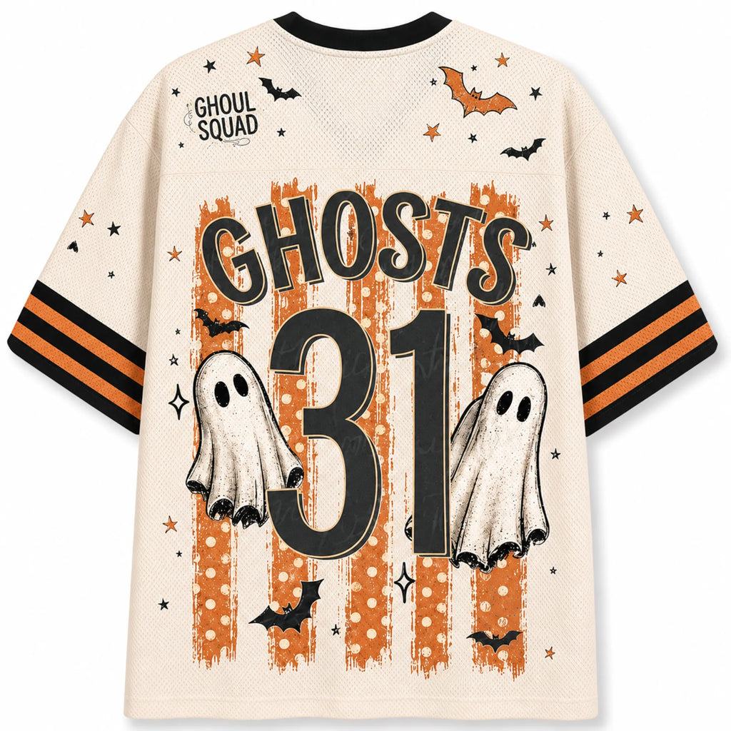 Chaotic Club Boo Ghosts Halloween Mesh Jersey