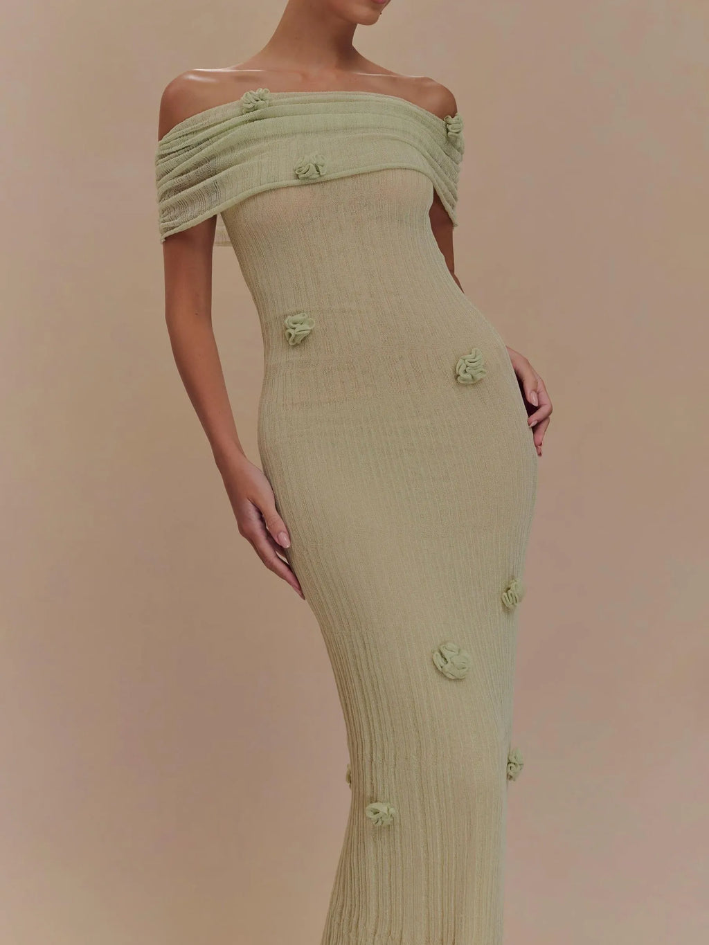 Orchid Knit Maxi Dress