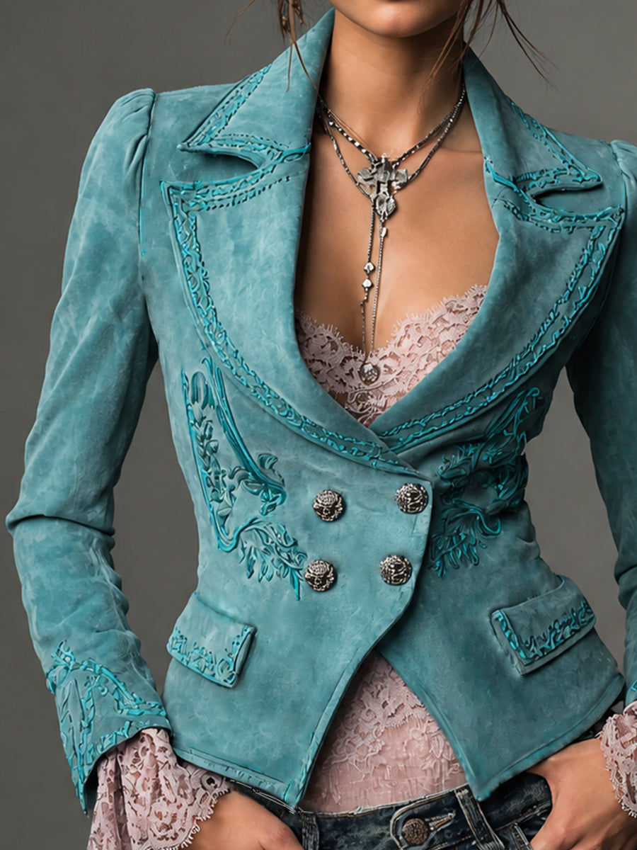 Chic Blazer in suede, Smart Price