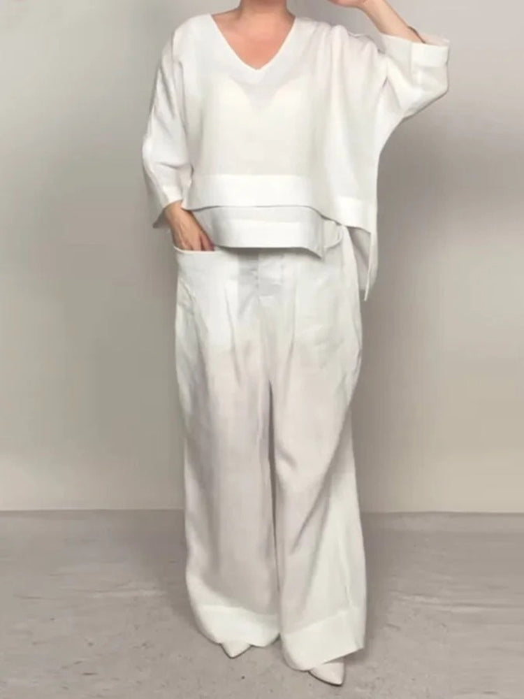 Pants with linen – Premium Look