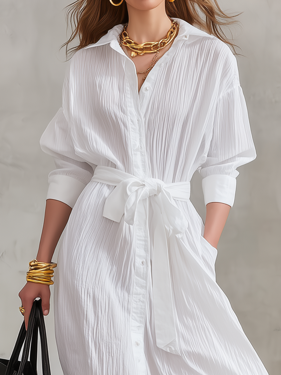 Chic Midi Dress in premium, Affordable Luxury