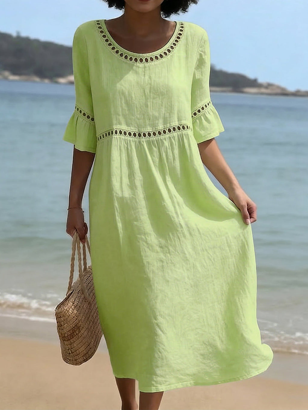 Dress with linen – Designer Aesthetic