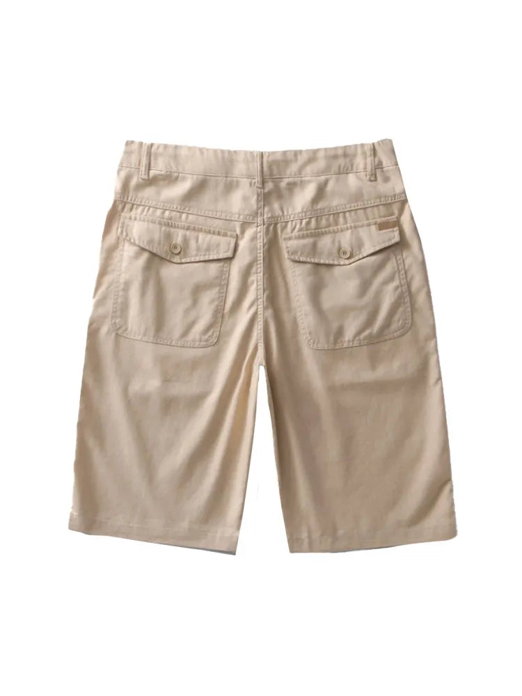 Men'S Casual Linen Midi Pants