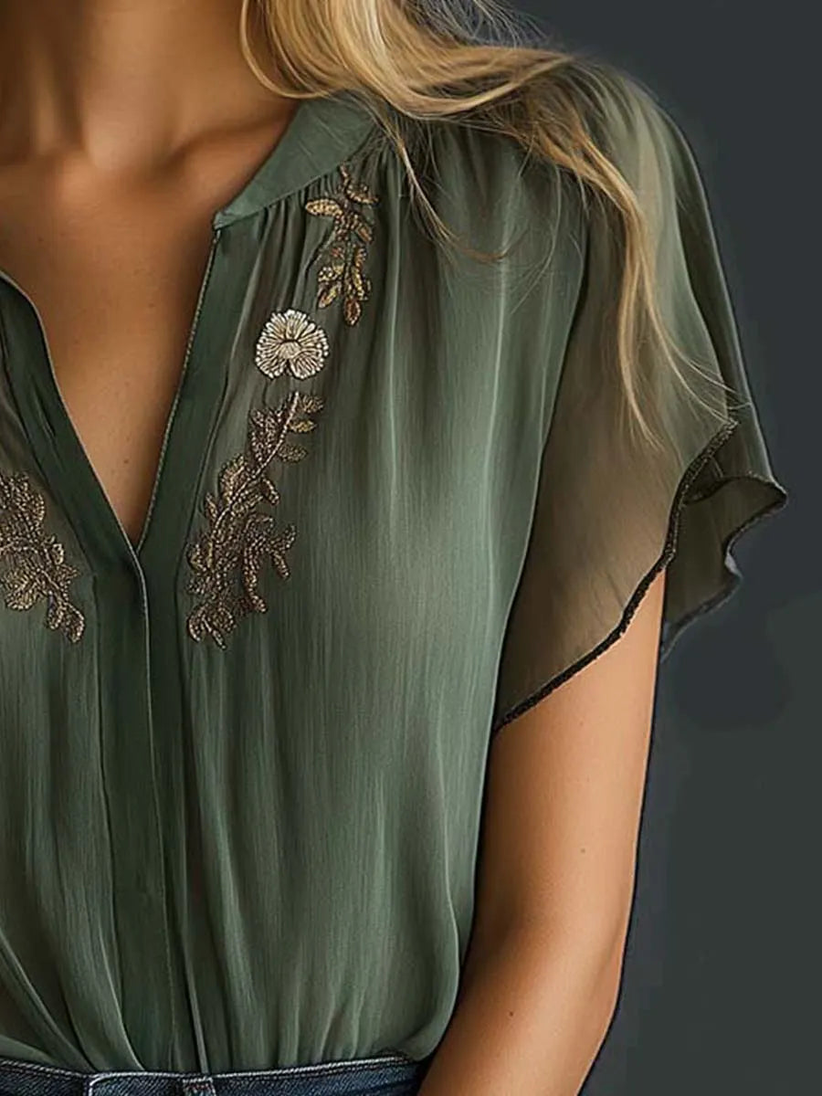 Shirt That Flatters – Vintage & chiffon