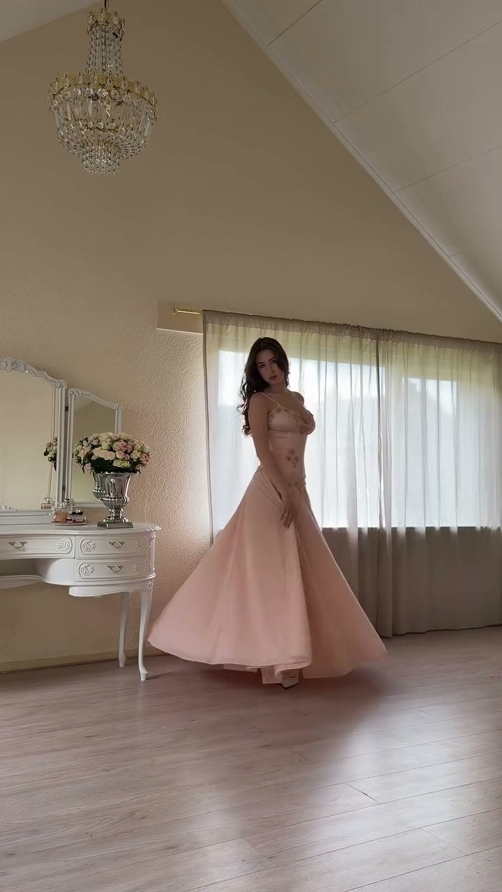 blush-pink-lace-applique-ball-gown-strapless-corset-prom-dress