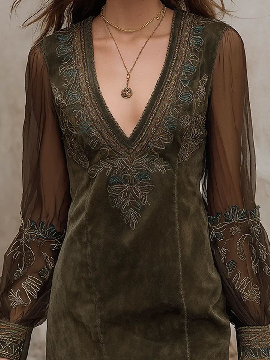 Smart Price: Bohemian Mini Dress