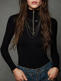 Chic Top in soft knit, Designer Aesthetic
