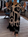 Women's Casual Round Neck Loose Dress