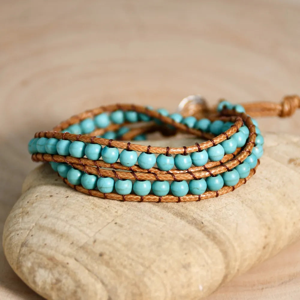 Unisex Retro N Wrap Braided Bracelet