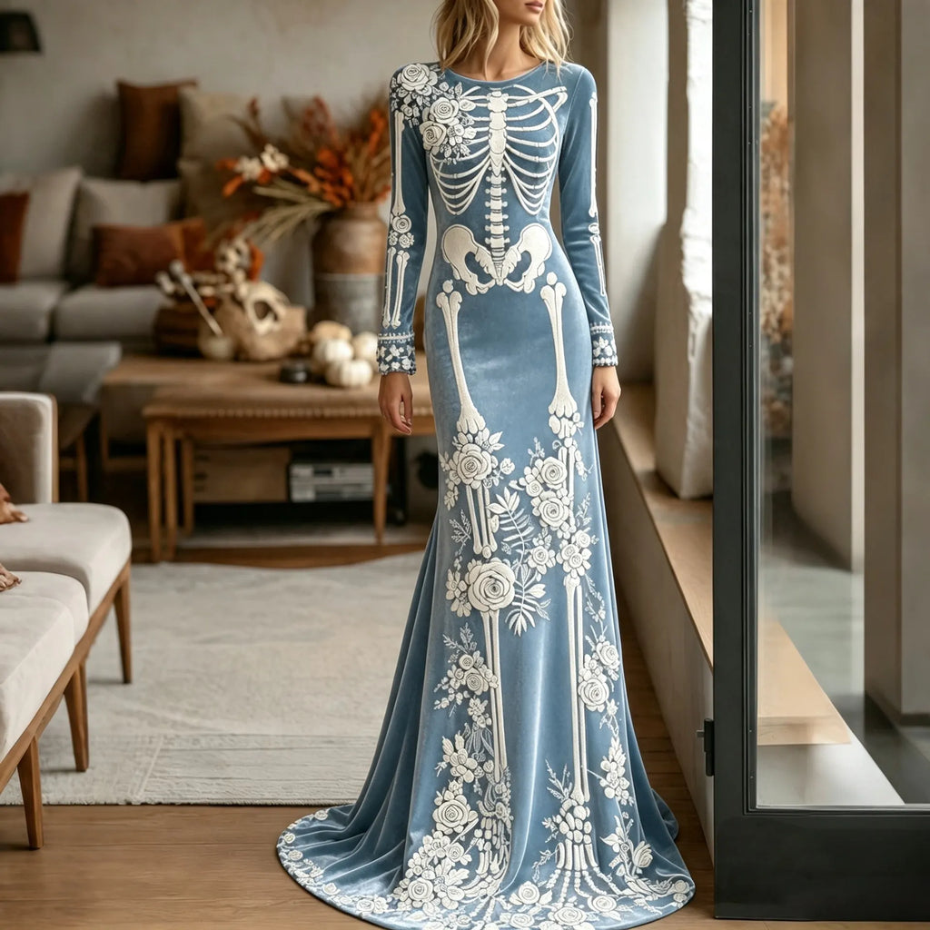 Wickedly Chic Maxi Dress – Spooky Pick