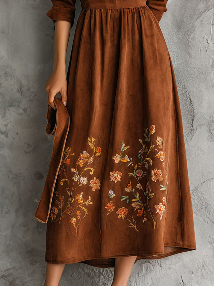 Midi Dress with suede – Unbeatable Price