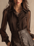 Chic Shirt in pleated, Premium Look