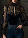Blouse That Flatters – Retro & velvet