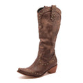 Women's Vintage Studded Western Boots