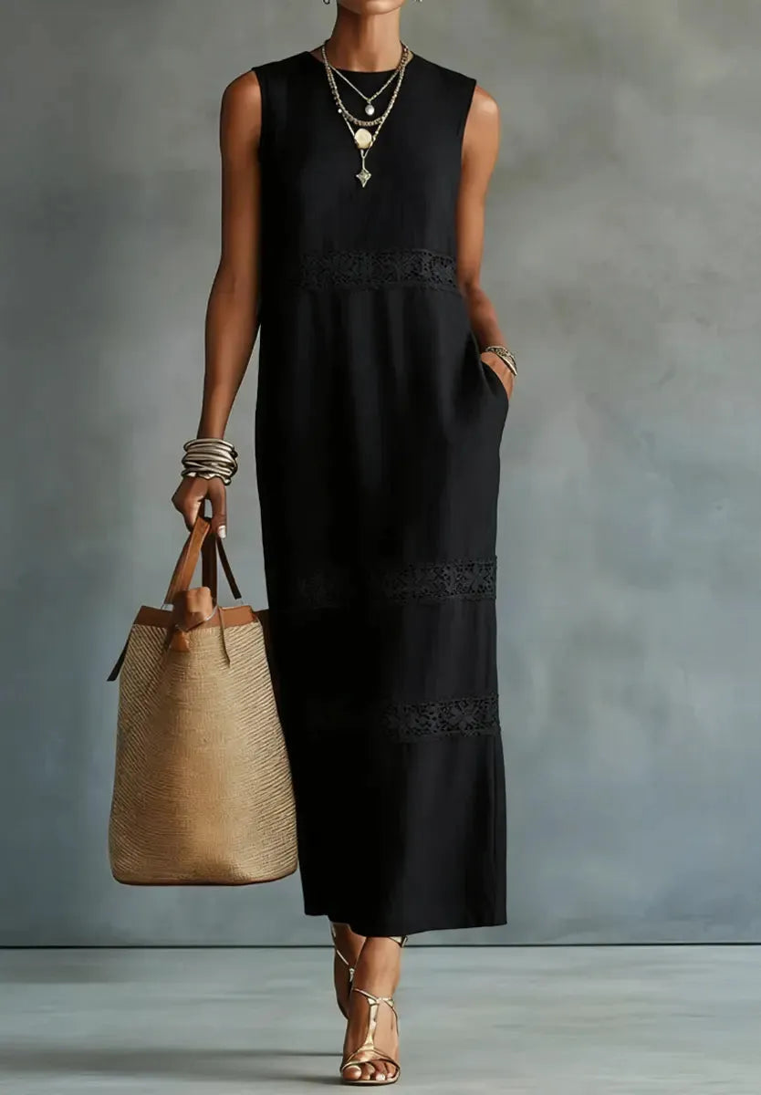 Retro Dress in cotton, Designer Aesthetic
