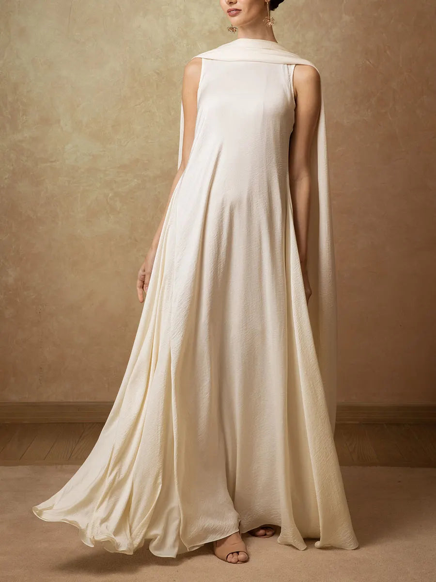 layered Cape Dress