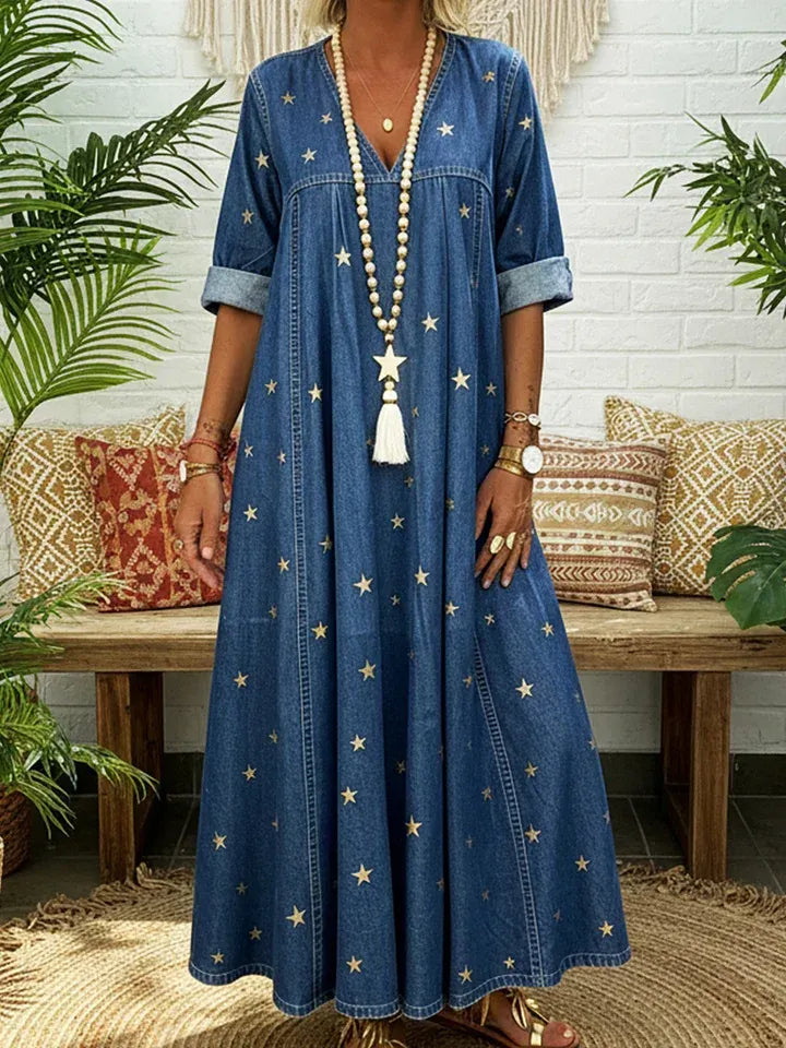 Chic Dress in cotton, Premium Look
