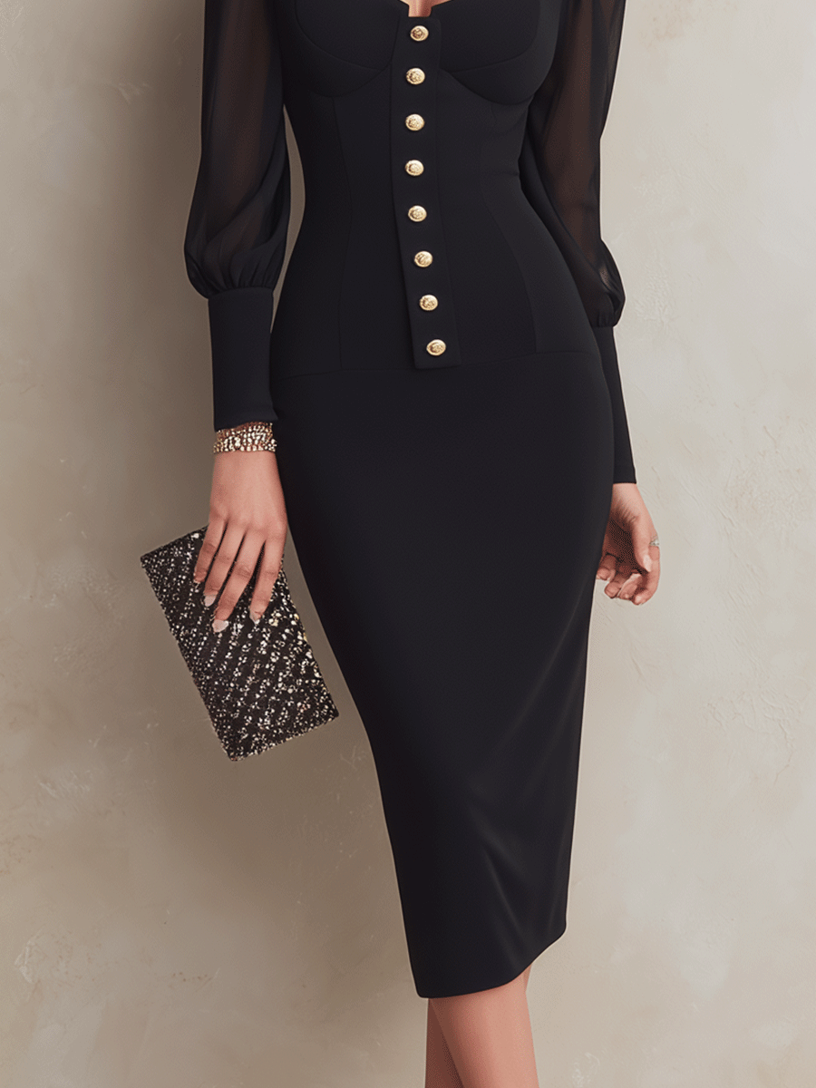 The Elegant Midi Dress – Great Value