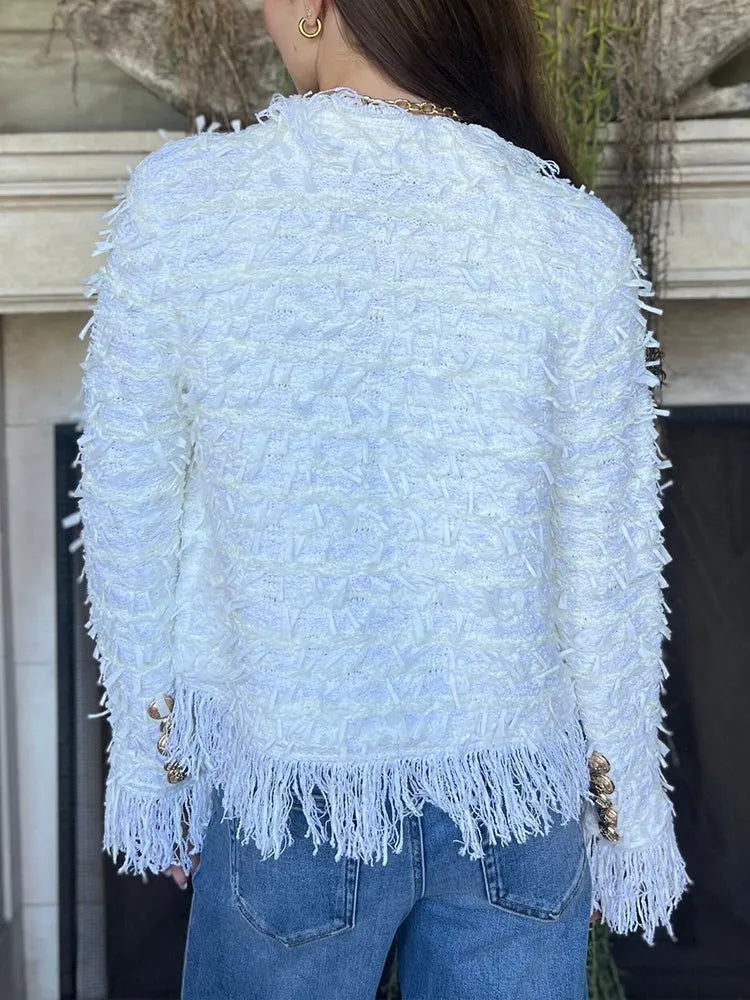 Women's Tassel Elegant Cardigan Jacket
