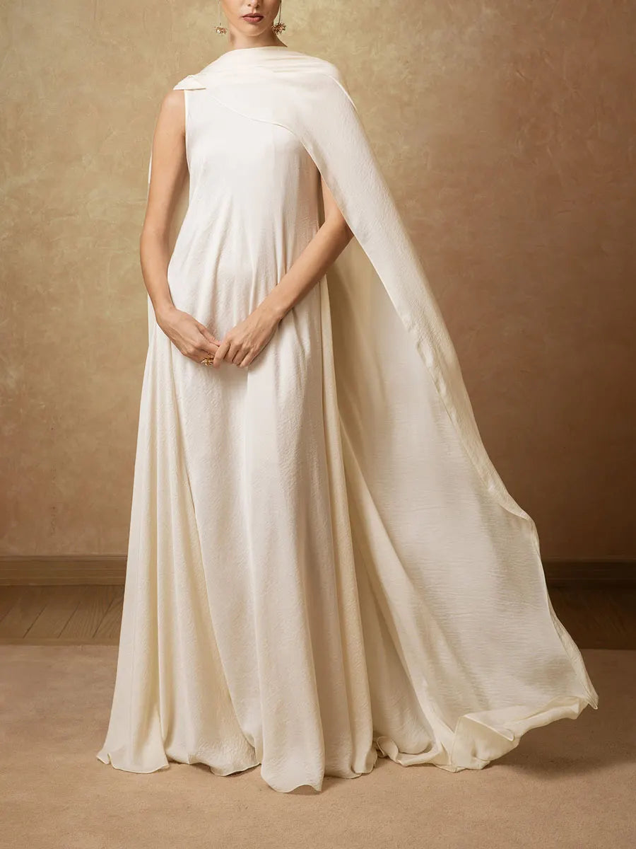 layered Cape Dress