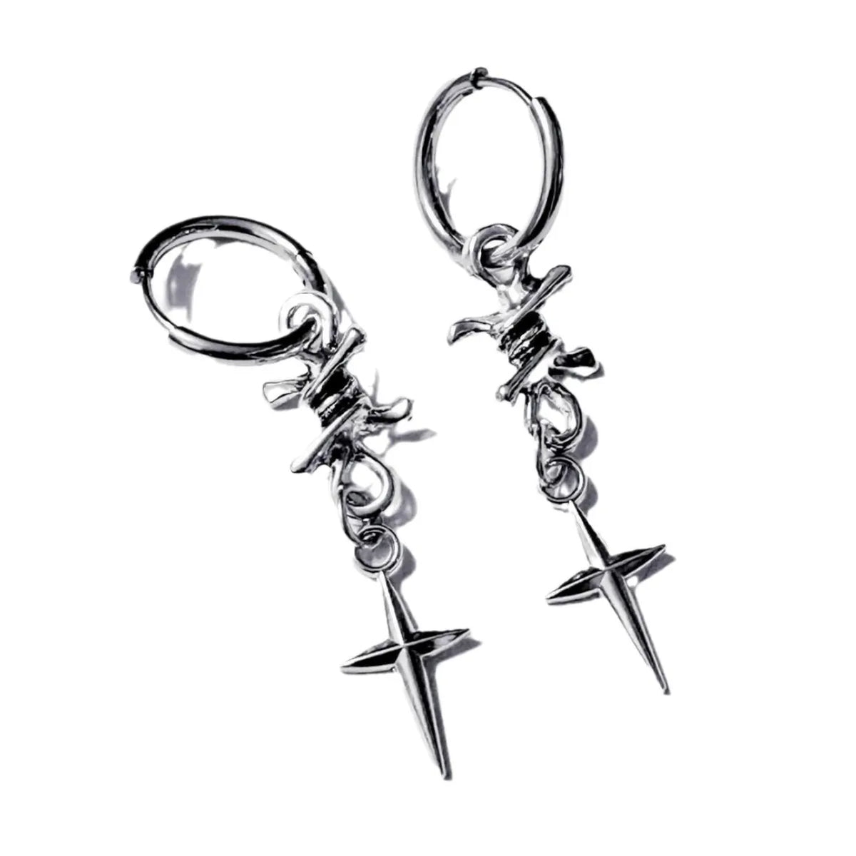 Cross Star Earrings