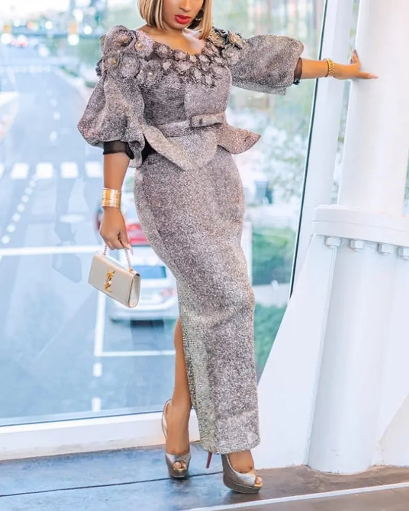 Versatile Elegant Print Women's Dress