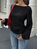 Women's Boat Neck Long Sleeve T-Shirt