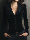 Blazer with velvet – Designer Aesthetic