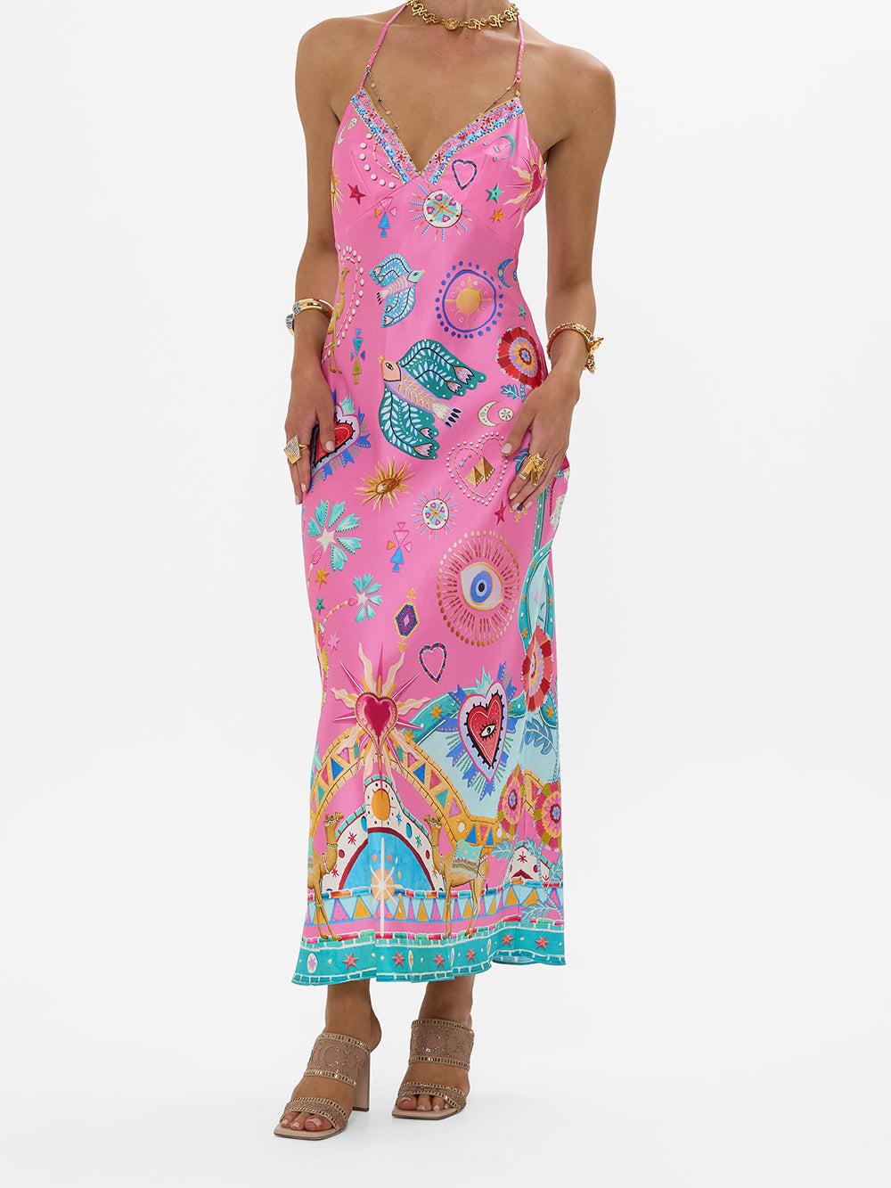 Chain Strap Maxi Dress