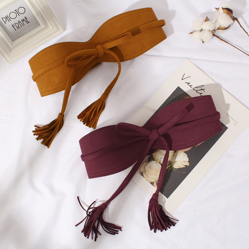 Casual Tassel Bow Girdle