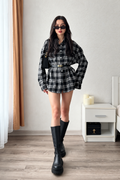 black-grey-plaid-belted-shacket-oversized-plaid-shirt-jacket