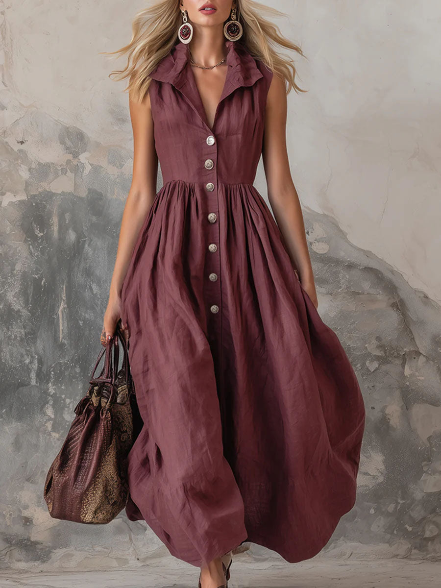 Chic Dress in cotton, Affordable Luxury