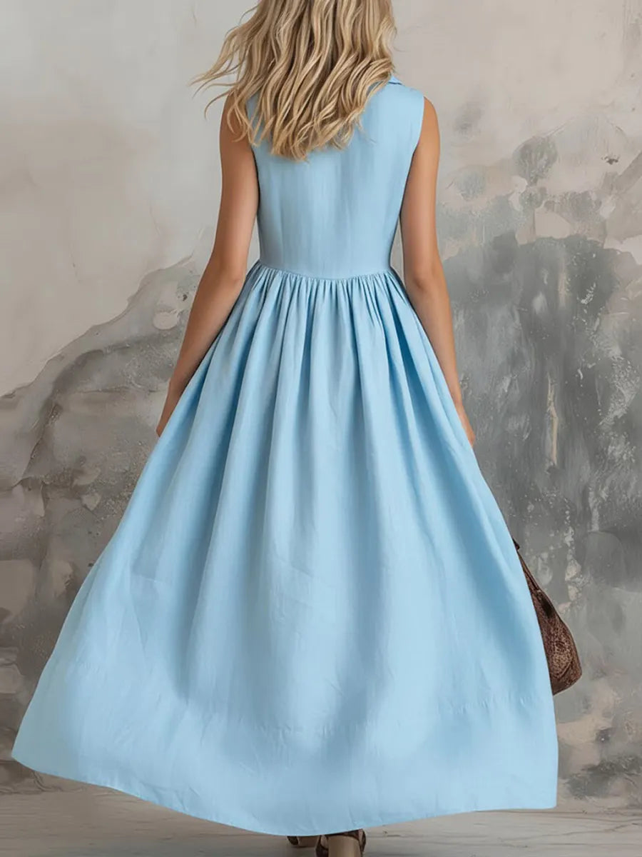 Chic Dress in cotton, Affordable Luxury