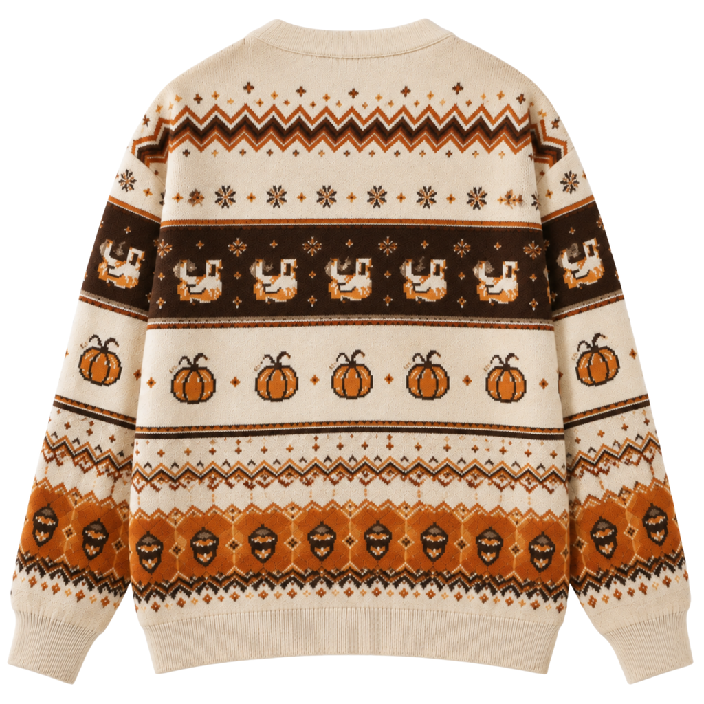 Chaotic Club Pumpkin Patch Chicken Cardigan