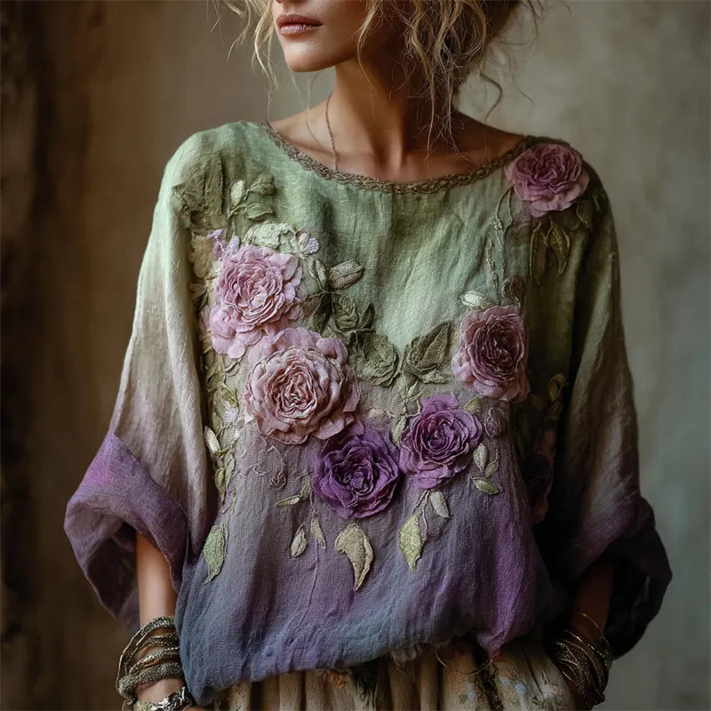 Vintage Statement Piece in linen, Premium Look