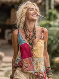 Vintage Top in linen, Unbeatable Price
