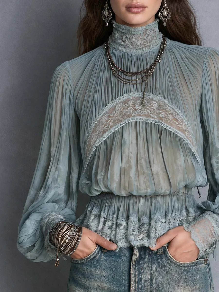 Blouse with lace – Best Value