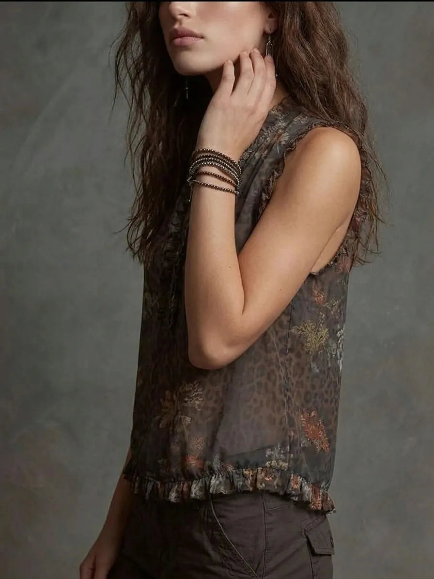 Boho Top in chiffon, Best Value