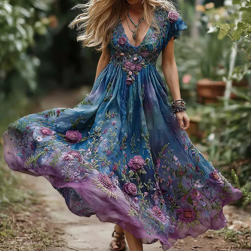 Elevated Maxi Dress – Retro, Budget-Friendly