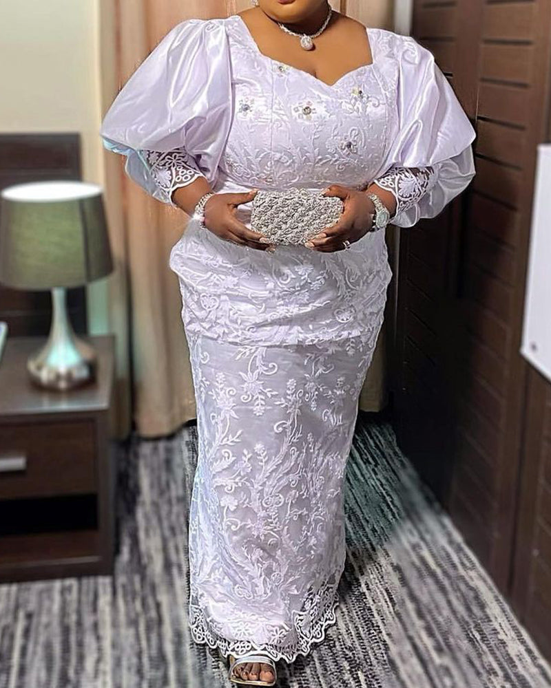Versatile Elegant Print Women's Dress