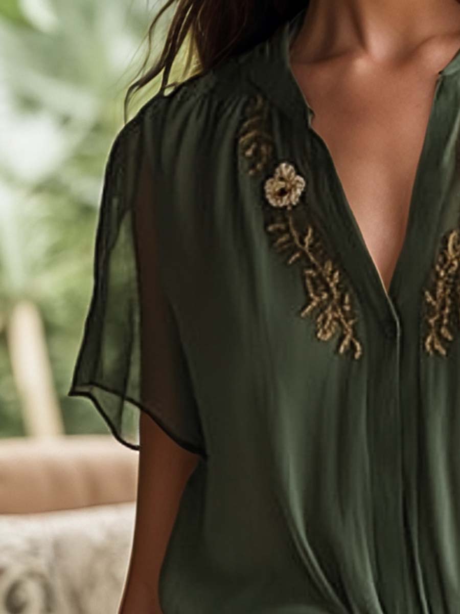 Shirt That Flatters – Vintage & chiffon