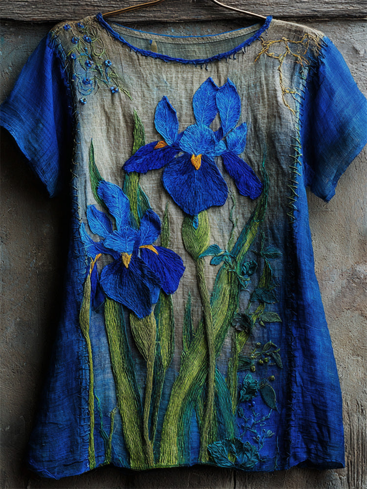Vintage Statement Piece in linen, Affordable Luxury