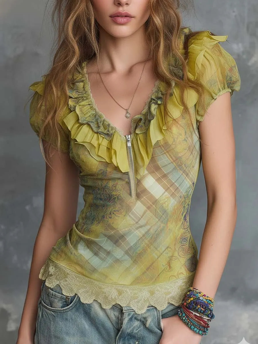 Boho Top in premium, Best Value