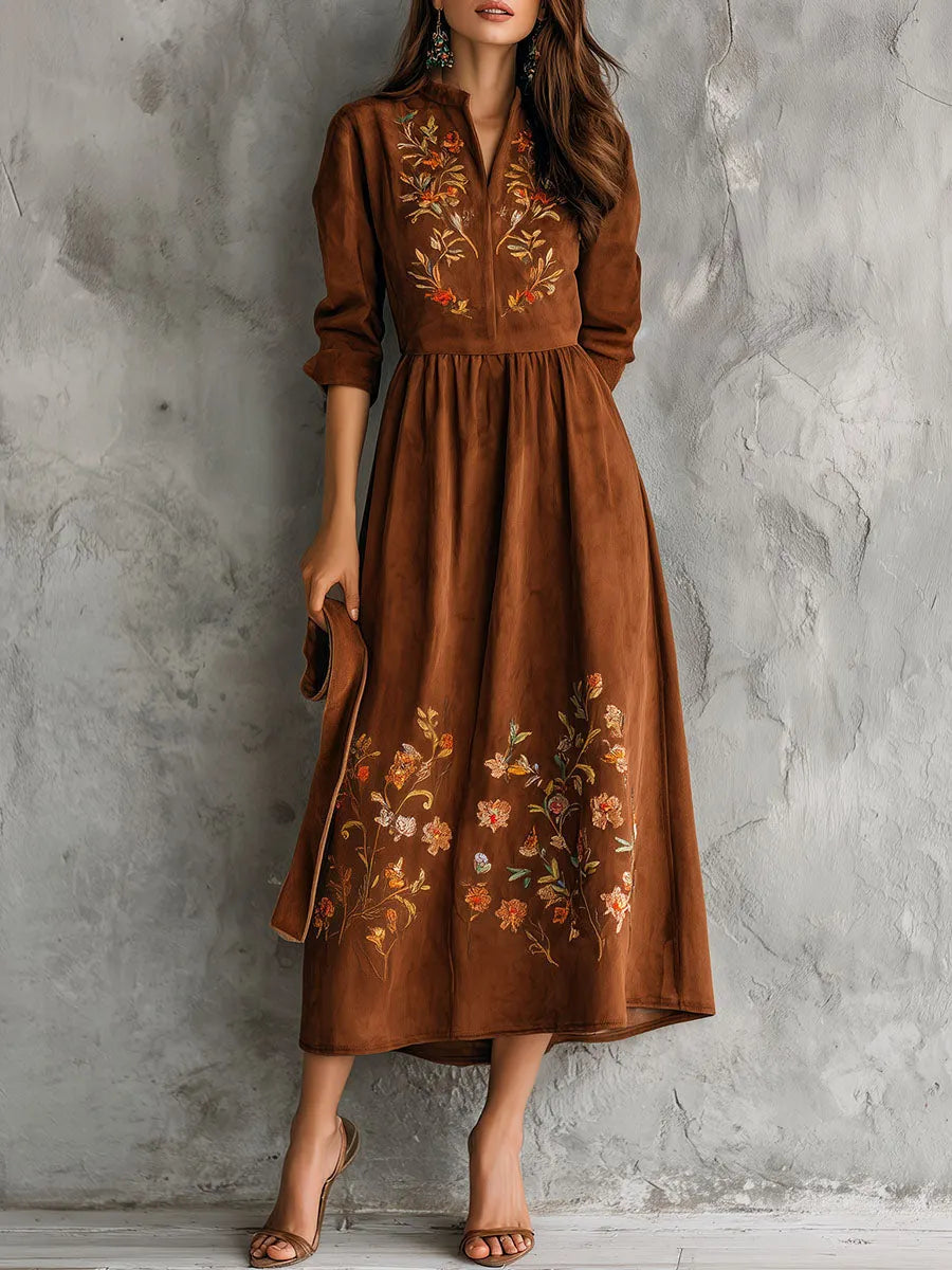 Midi Dress with suede – Unbeatable Price